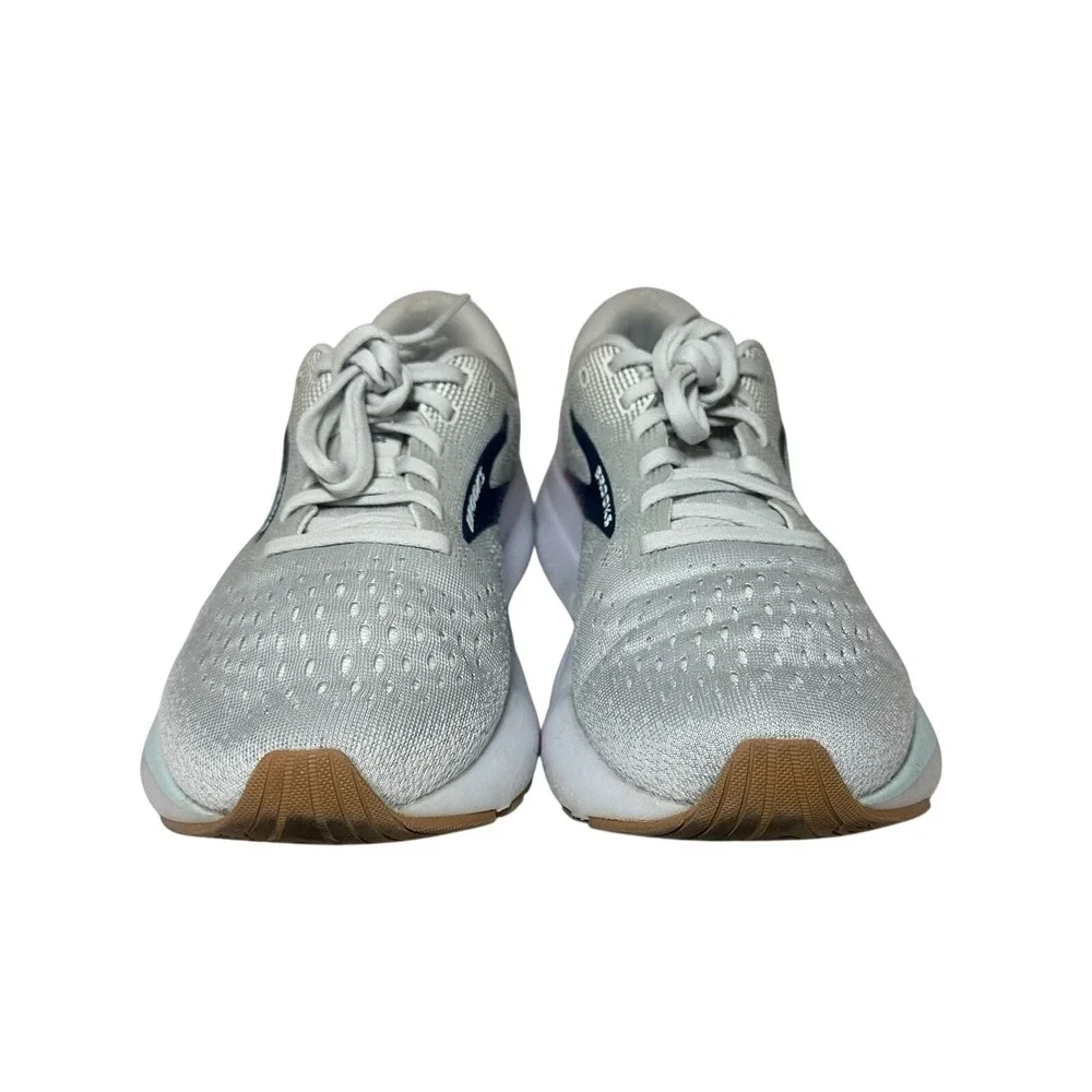 BROOKS‎ Women's 8.5 Med (B) Ghost 16 Grey Estate Blue White Running Shoes